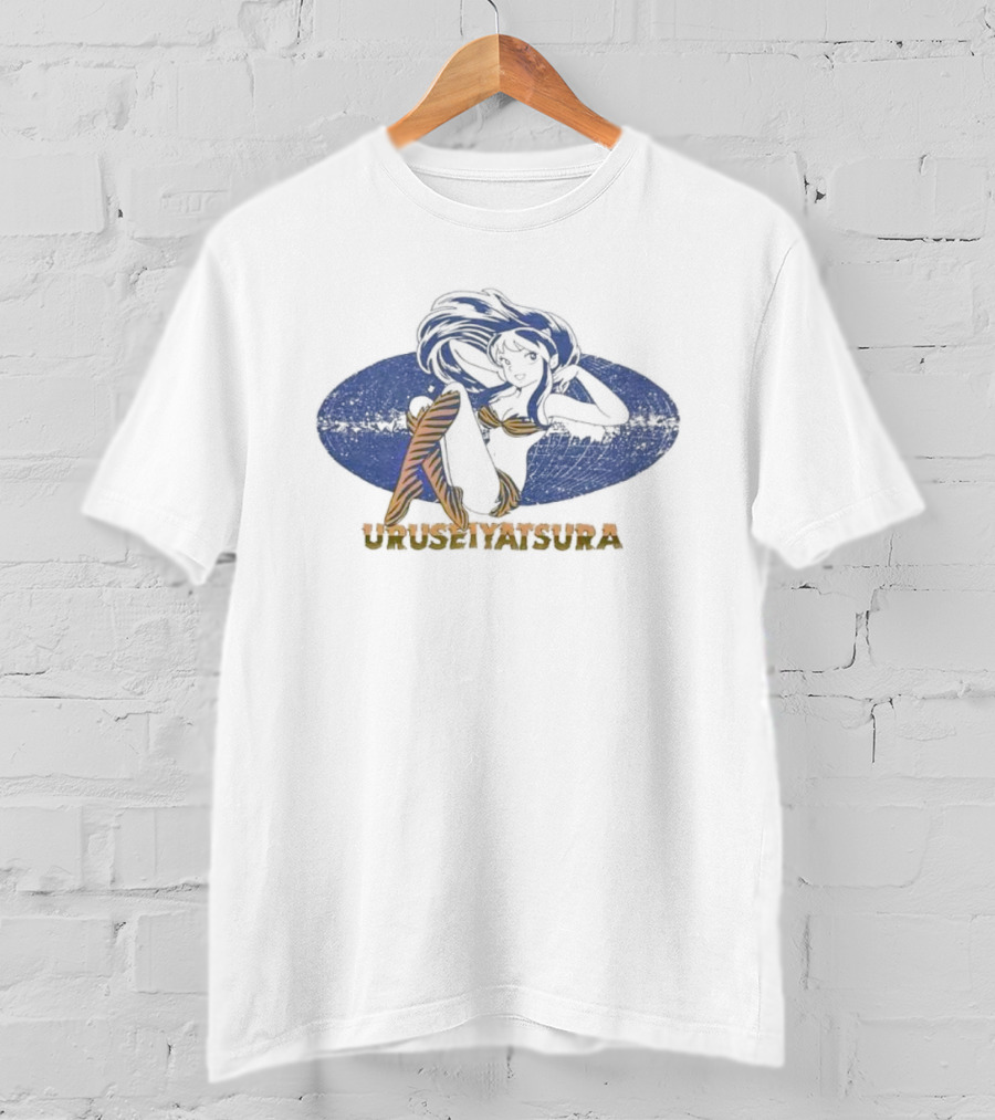 Vintage 80s Uruseiyatsura Anime Retro Character T-Shirt