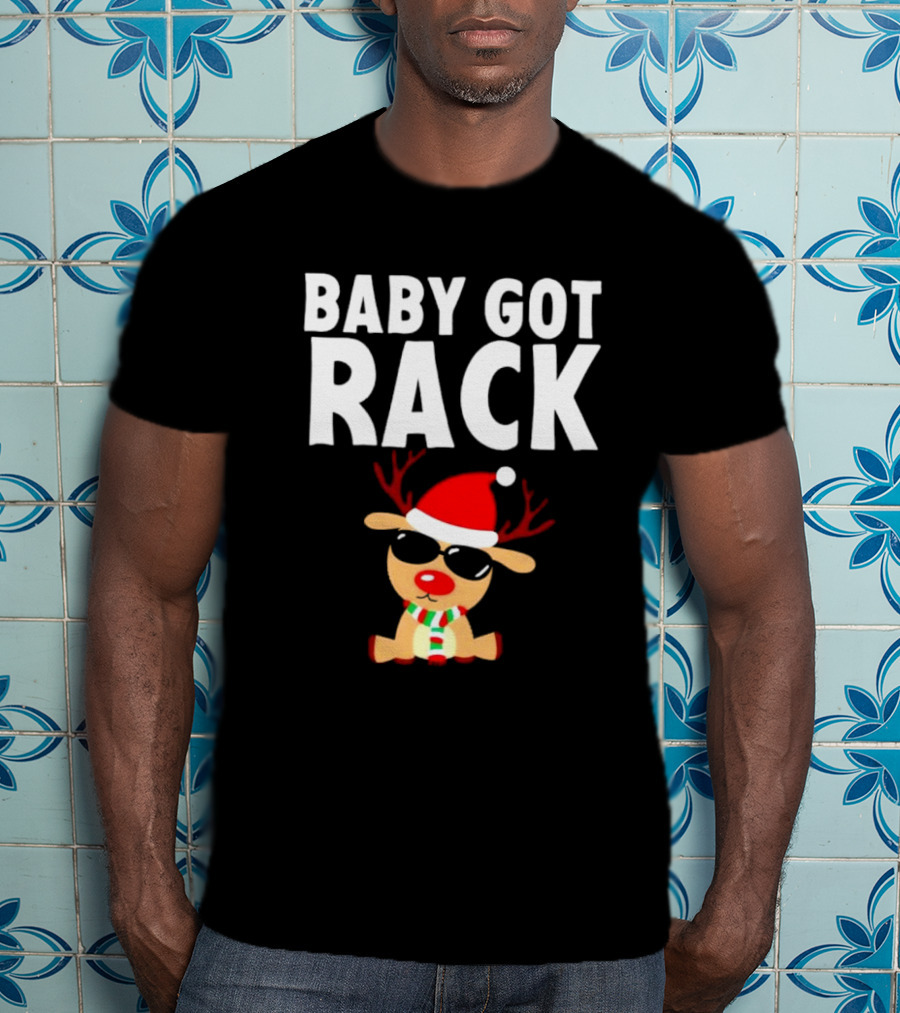 Baby Got Rack Reindeer Christmas T-Shirt