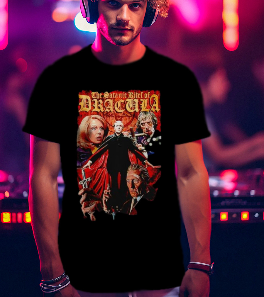 The Satanic Rites Of Dracula Vintage Movie T-Shirt