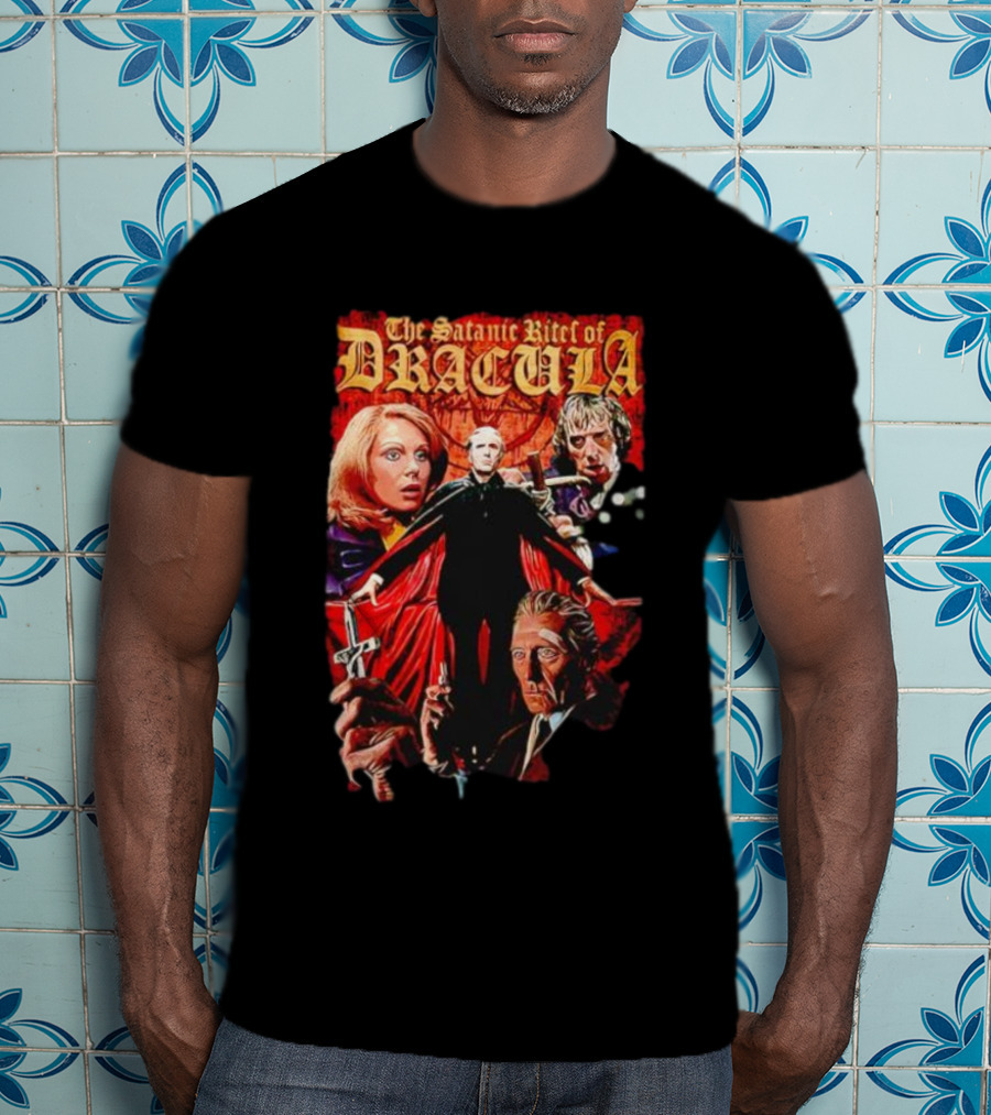 The Satanic Rites Of Dracula Vintage Movie T-Shirt
