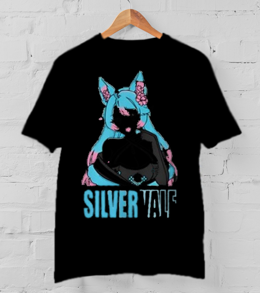Silvervale Pastel Pop Anime Cat Ear Character T-Shirt