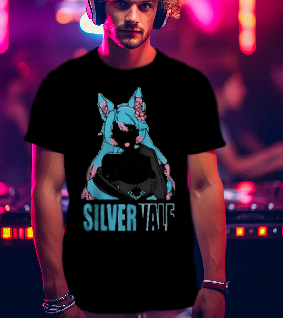 Silvervale Pastel Pop Anime Cat Ear Character T-Shirt