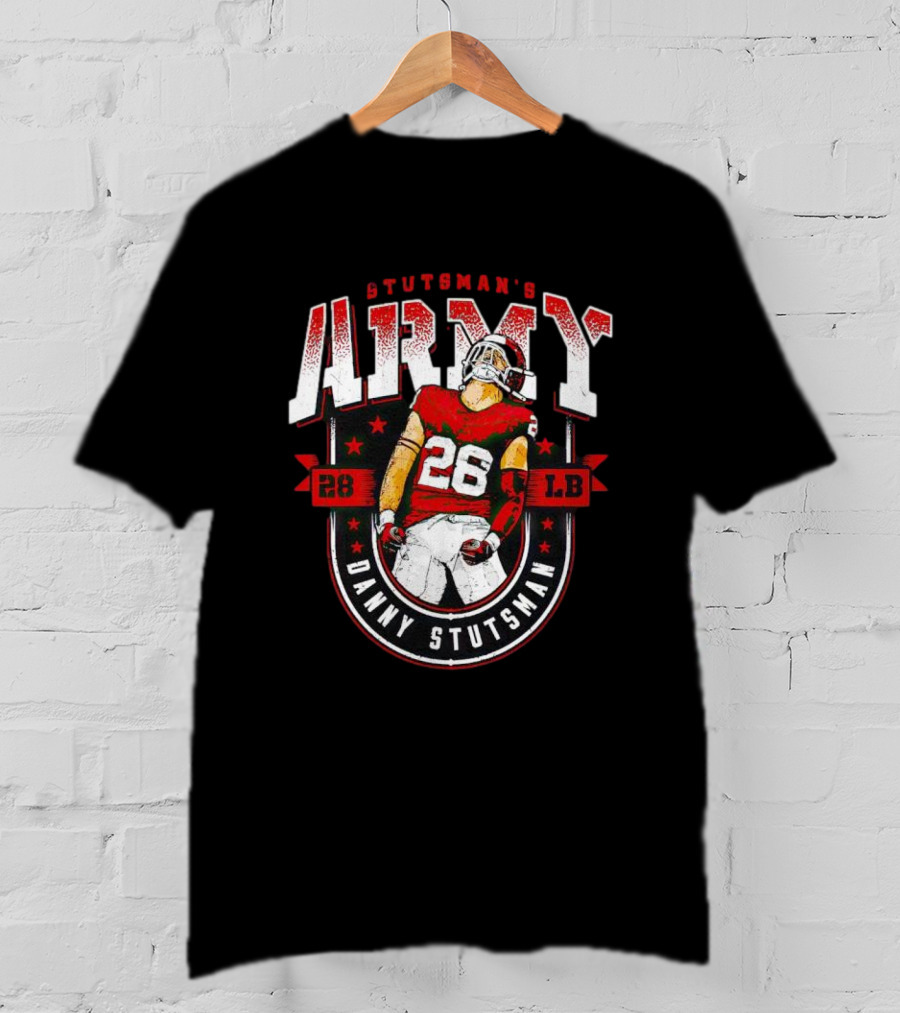 Danny Stutsman Stutsman’s Army 28 LB Football Hero T-Shirt