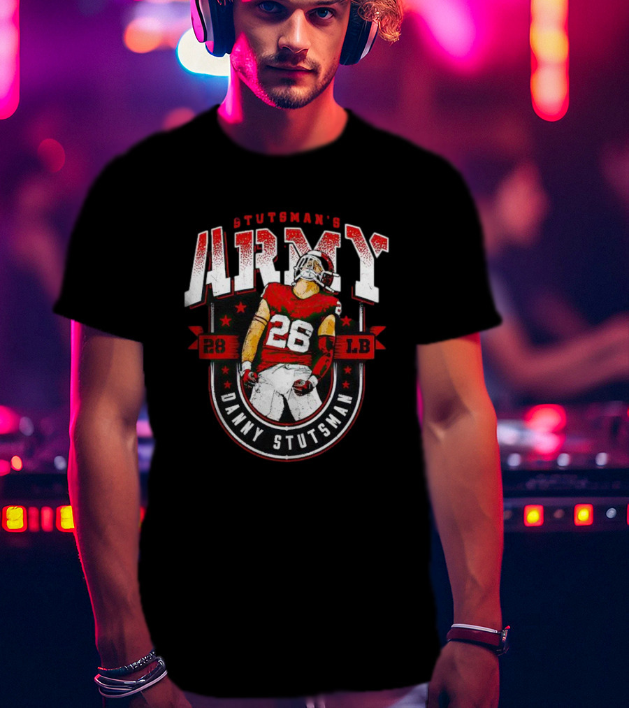 Danny Stutsman Stutsman’s Army 28 LB Football Hero T-Shirt