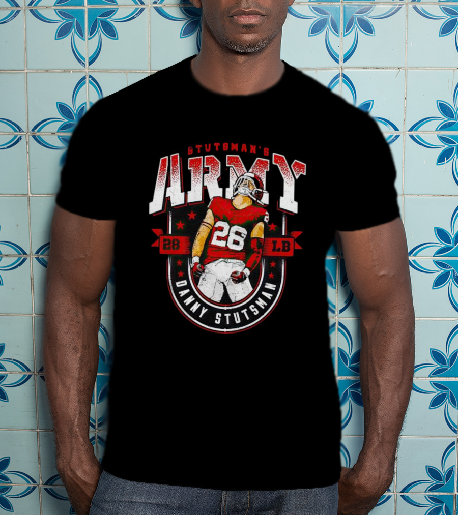 Danny Stutsman Stutsman’s Army 28 LB Football Hero T-Shirt
