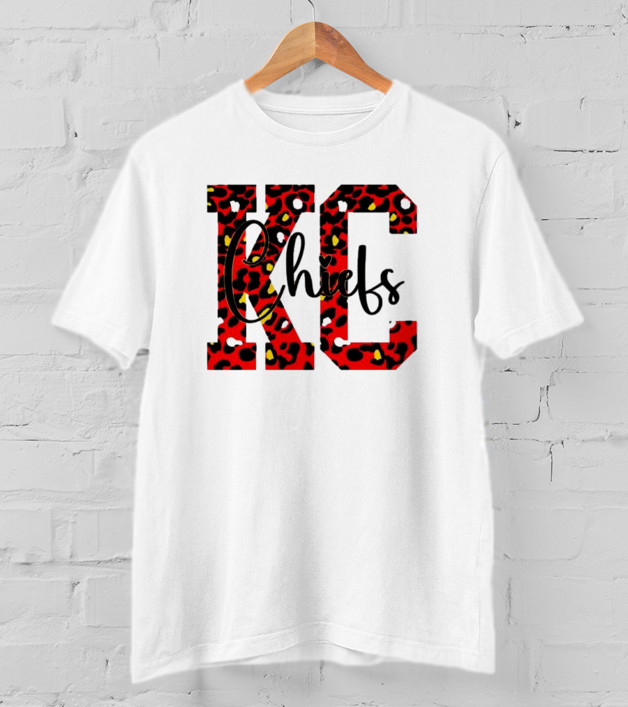 KC Chiefs Leopard Print T-Shirt