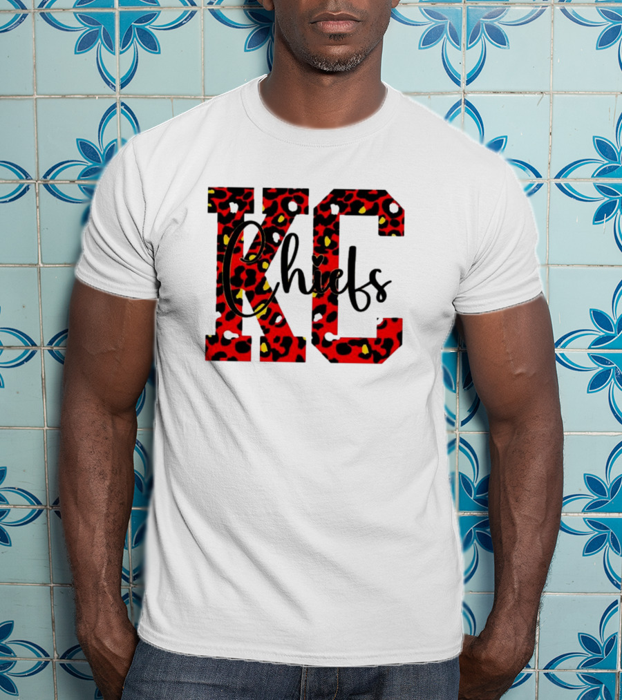 KC Chiefs Leopard Print T-Shirt