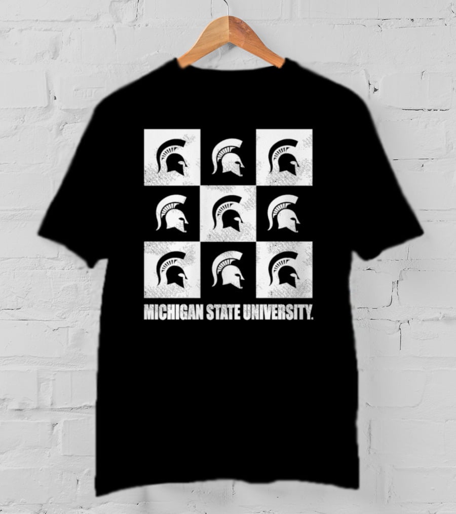 Michigan State University Spartan Checkerbox T-Shirt
