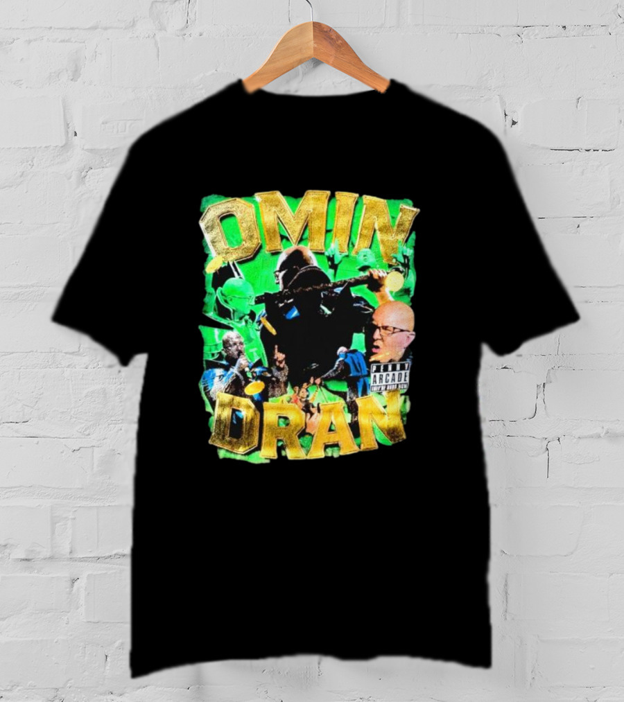 OMIN DRAN Arcade Vintage Parental Advisory T-Shirt