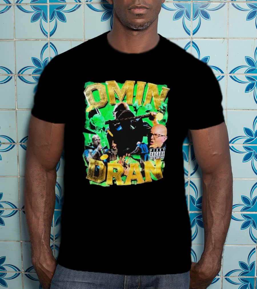 OMIN DRAN Arcade Vintage Parental Advisory T-Shirt
