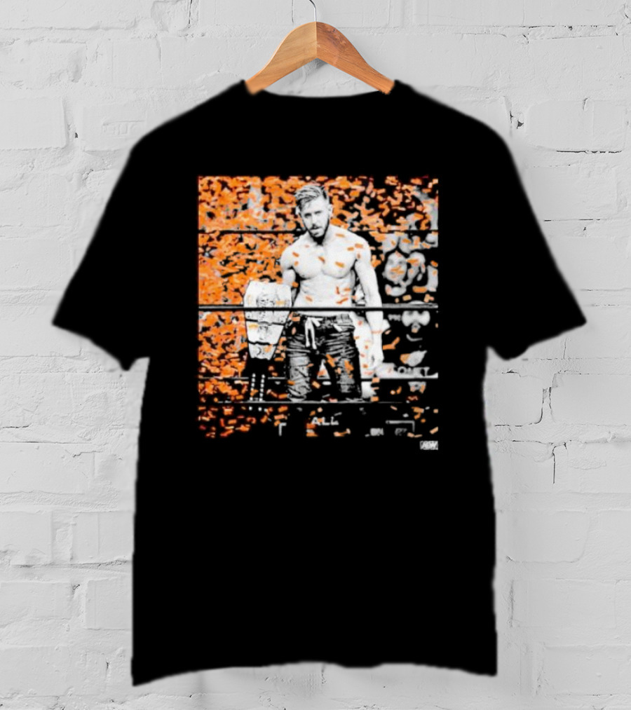 Orange Cassidy AEW Champion Confetti T-Shirt