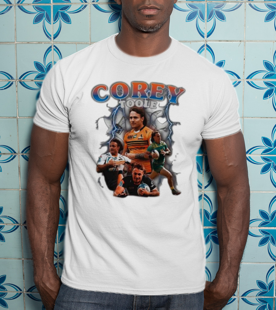 Corey Toole Rugby Lightning Vintage T-Shirt