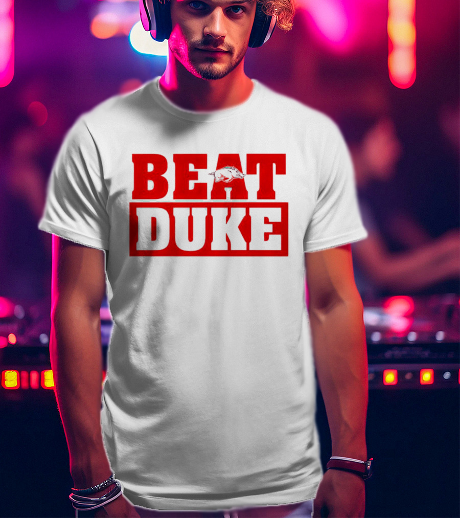 Arkansas Razorbacks Beat Duke Red T-Shirt