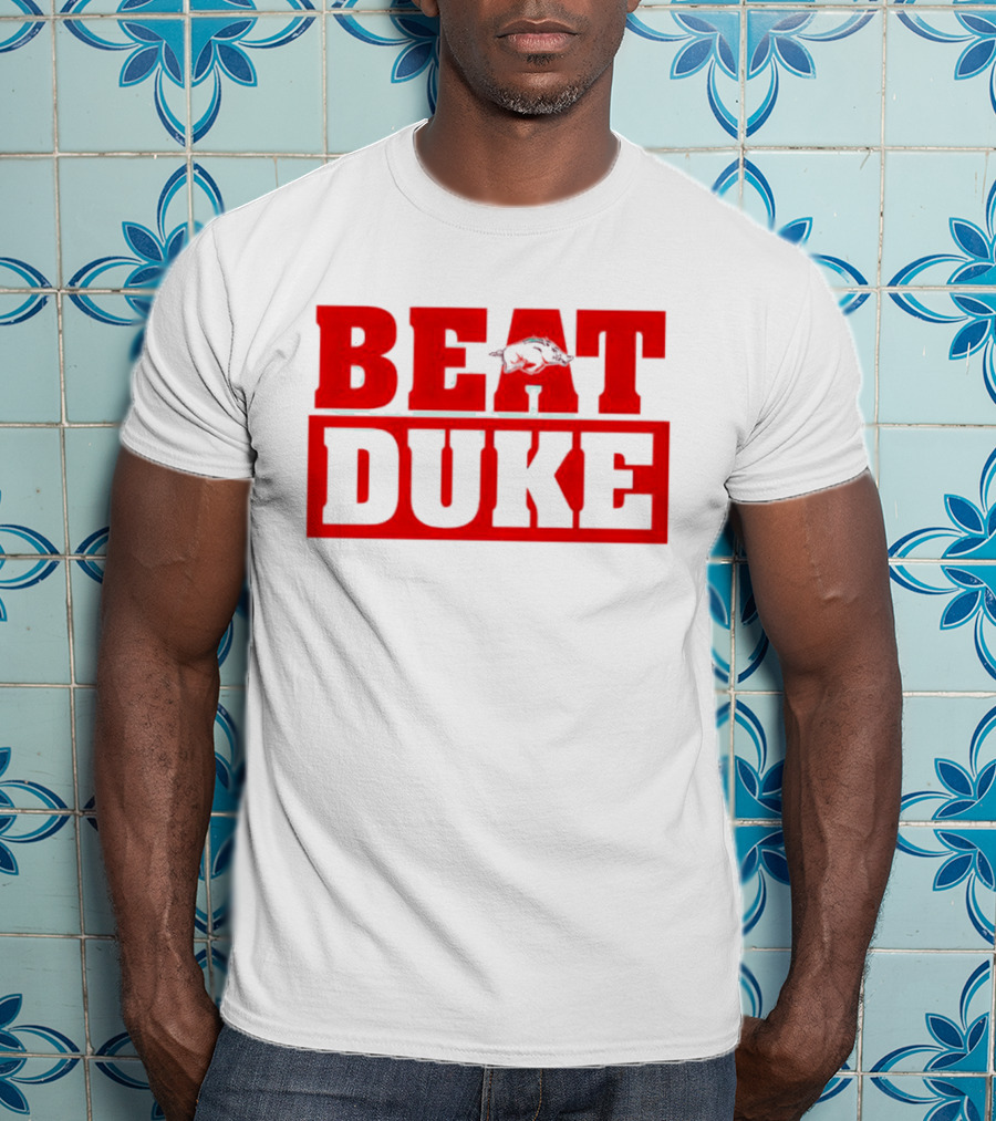Arkansas Razorbacks Beat Duke Red T-Shirt