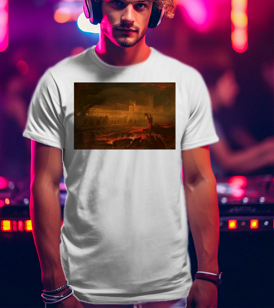 Birmingham John Martin Pandemonium Painting T-Shirt