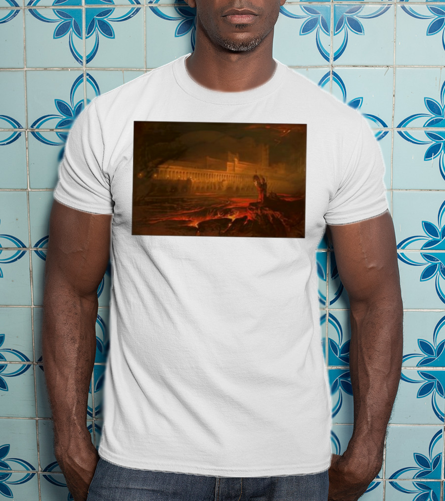 Birmingham John Martin Pandemonium Painting T-Shirt