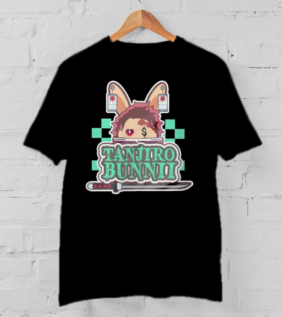 Tanjiro Bunnii Samurai Sword Anime T-Shirt