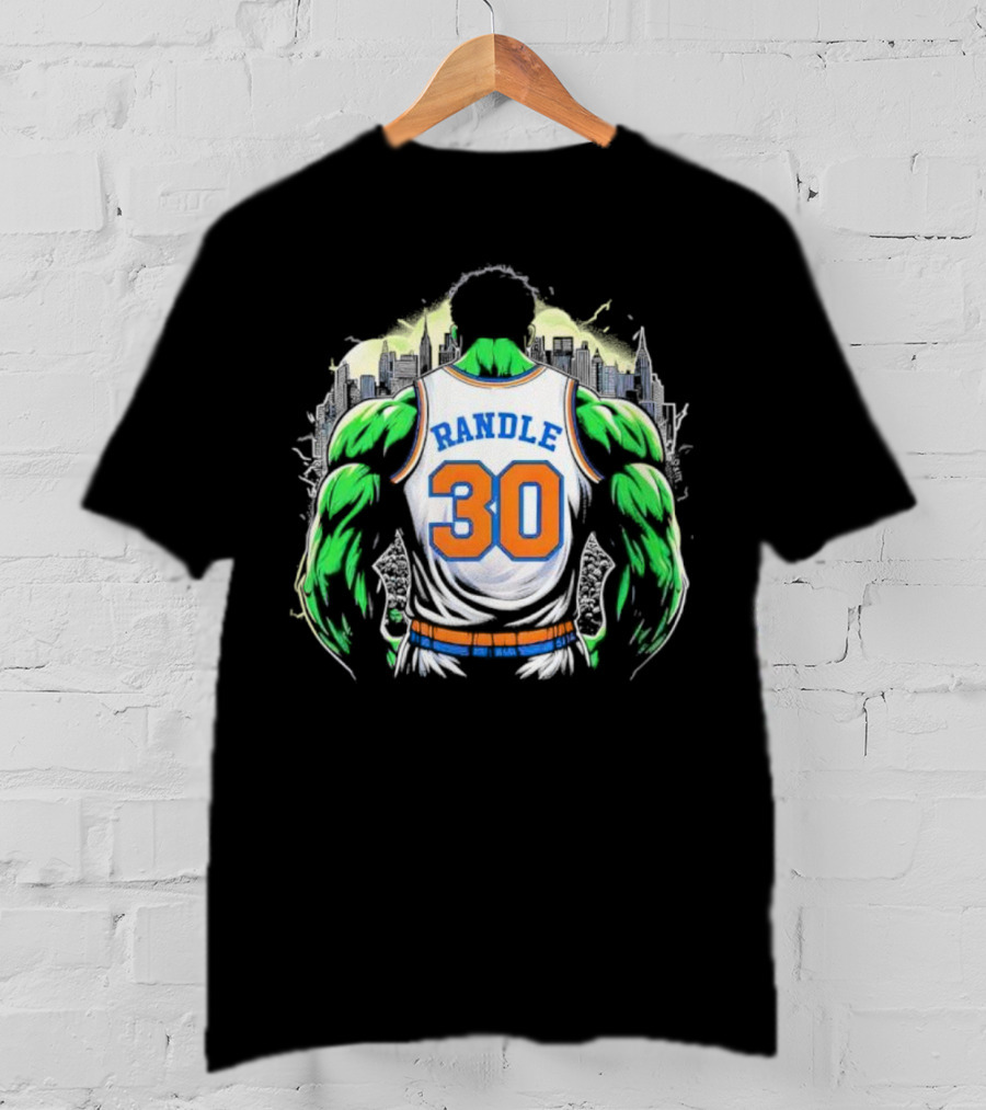 Julius Randle Hulk Rampage Randle 30 NYC Basketball Crossover T-Shirt