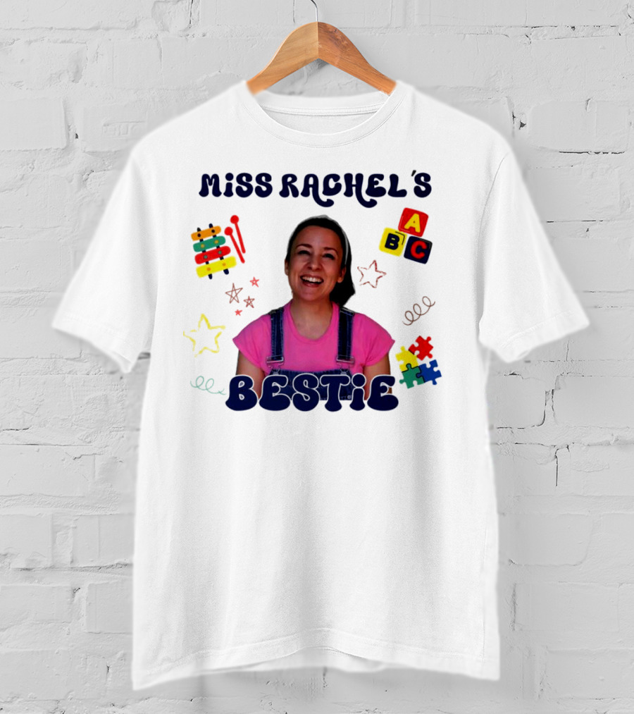 Miss Rachel's Bestie ABC Christmas Custom Name T-Shirt