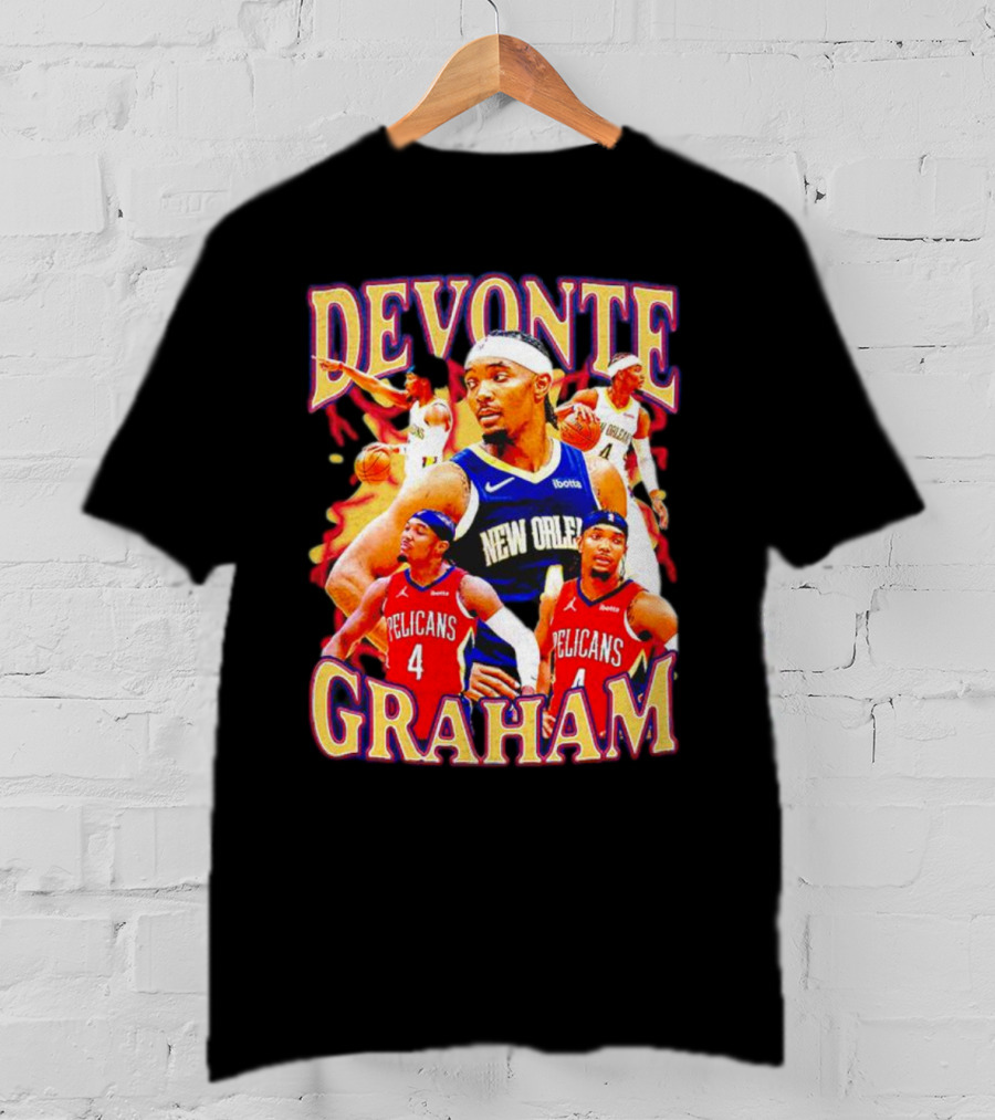 Devonte Graham New Orleans Pelicans Basketball T-Shirt