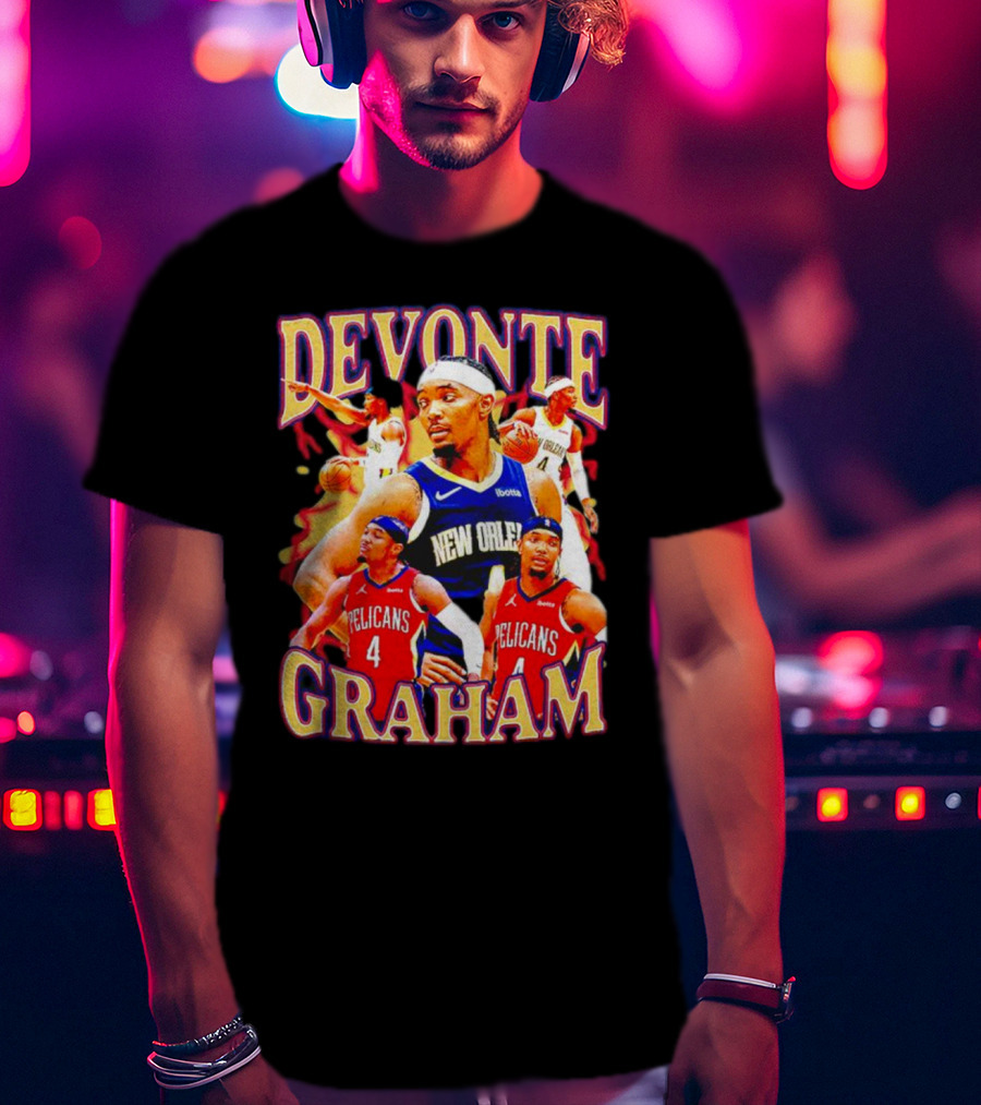 Devonte Graham New Orleans Pelicans Basketball T-Shirt