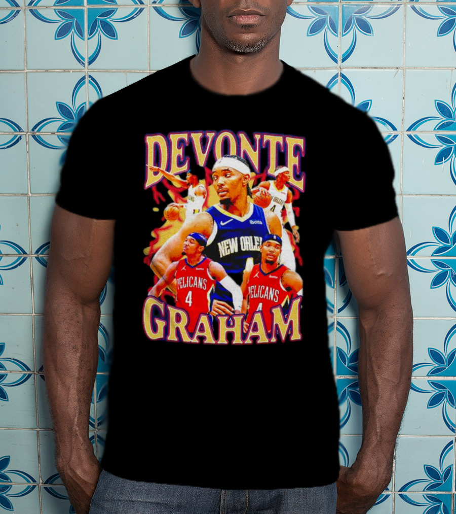 Devonte Graham New Orleans Pelicans Basketball T-Shirt