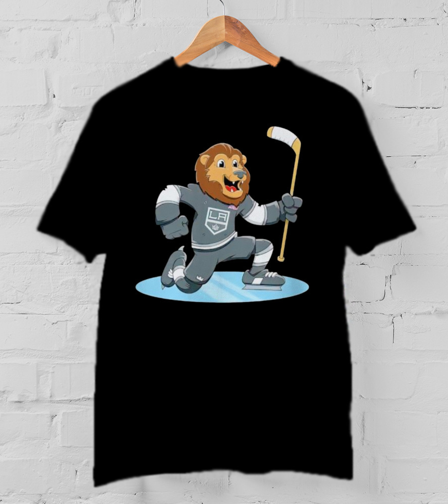 Kings Child Bailey Celebrate LA Hockey Lion Mascot T-Shirt