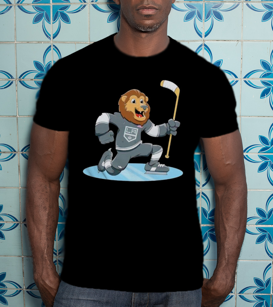 Kings Child Bailey Celebrate LA Hockey Lion Mascot T-Shirt