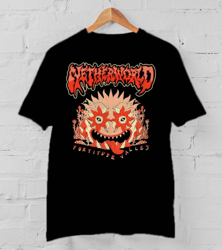 Netherworld Fortitude Valley Arcade Ghastly Floral T-Shirt