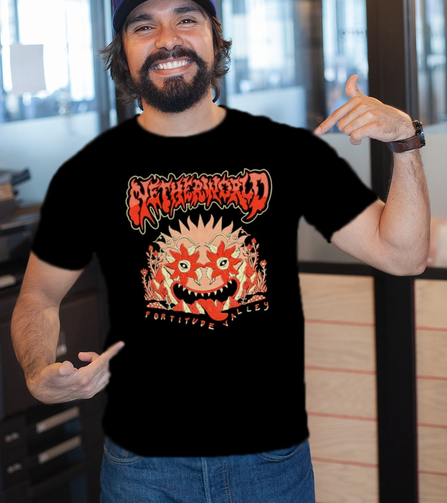 Netherworld Fortitude Valley Arcade Ghastly Floral T-Shirt