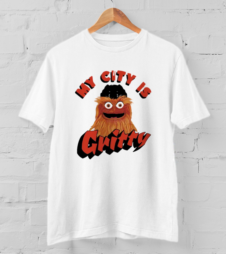 Philadelphia Flyers My City Is Gritty Mascot T-Shirt
