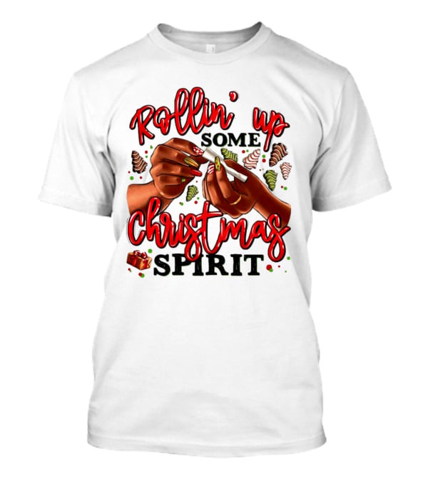 Rollin’ Up Some Christmas Spirit With Festive Candy Canes And Holiday Cheer T-Shirt