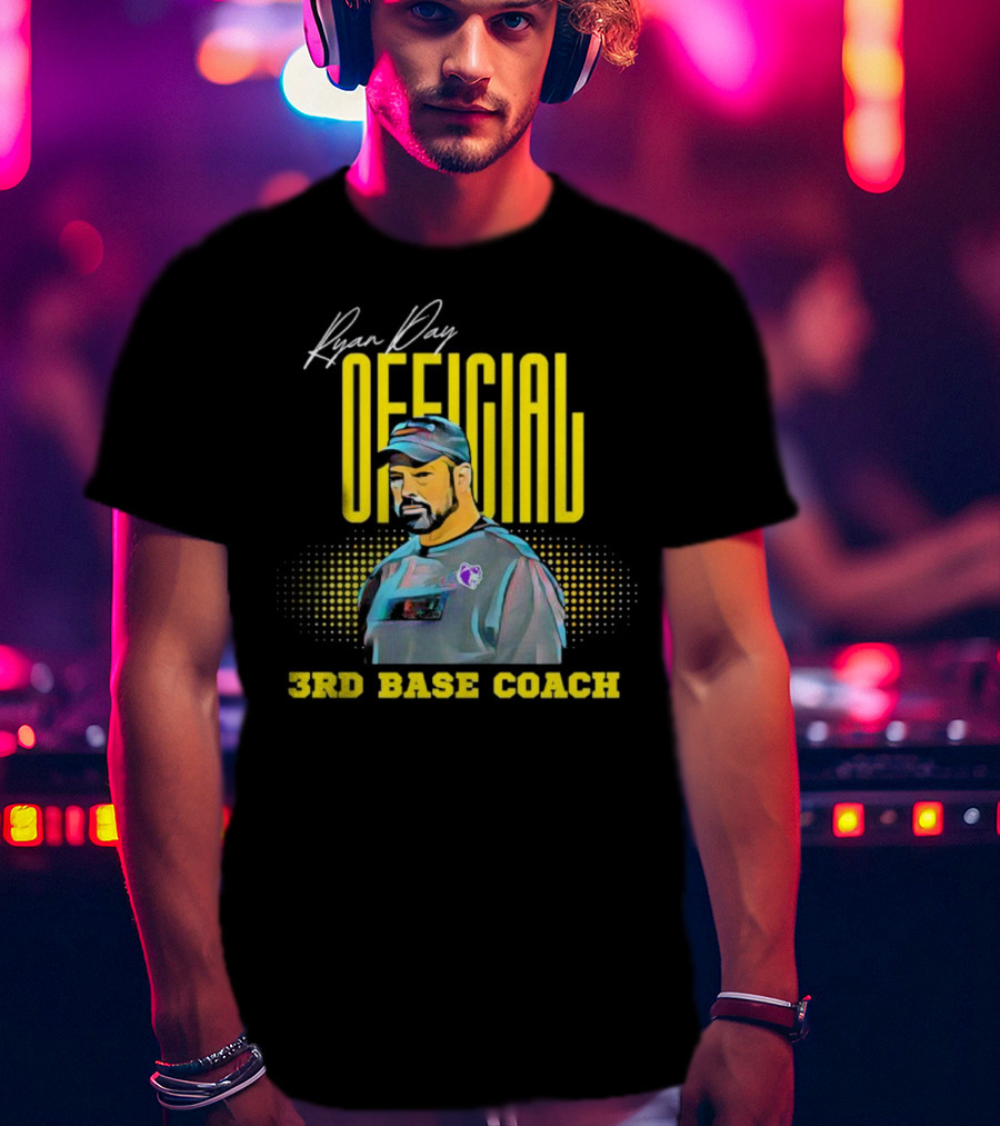 Ryan Day Official 3rd Base Coach T-Shirt