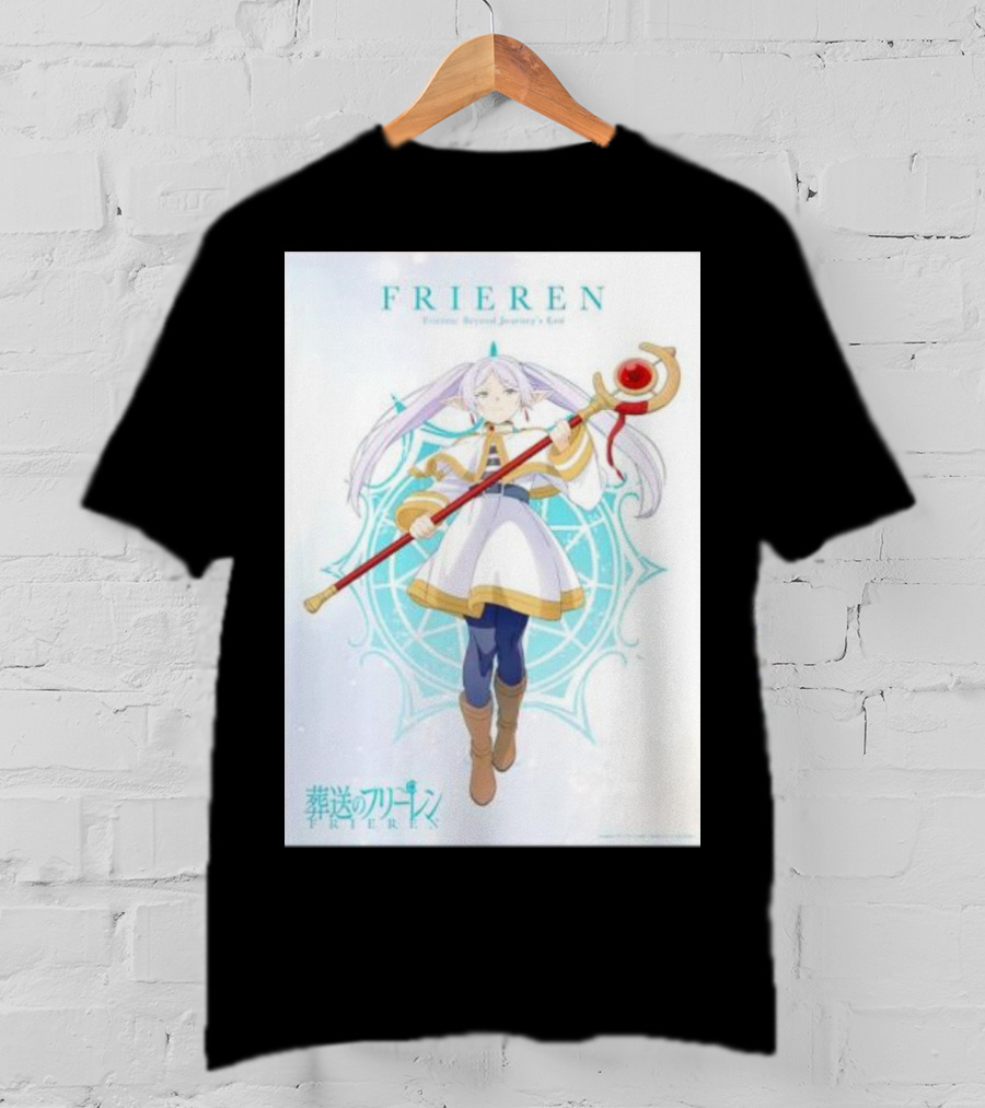 Frieren Beyond Journey's End Sousou No Frieren Anime Character Wand T-Shirt