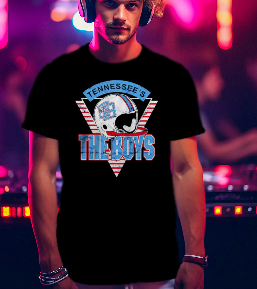 Tennessee's The Boys Football Helmet T-Shirt