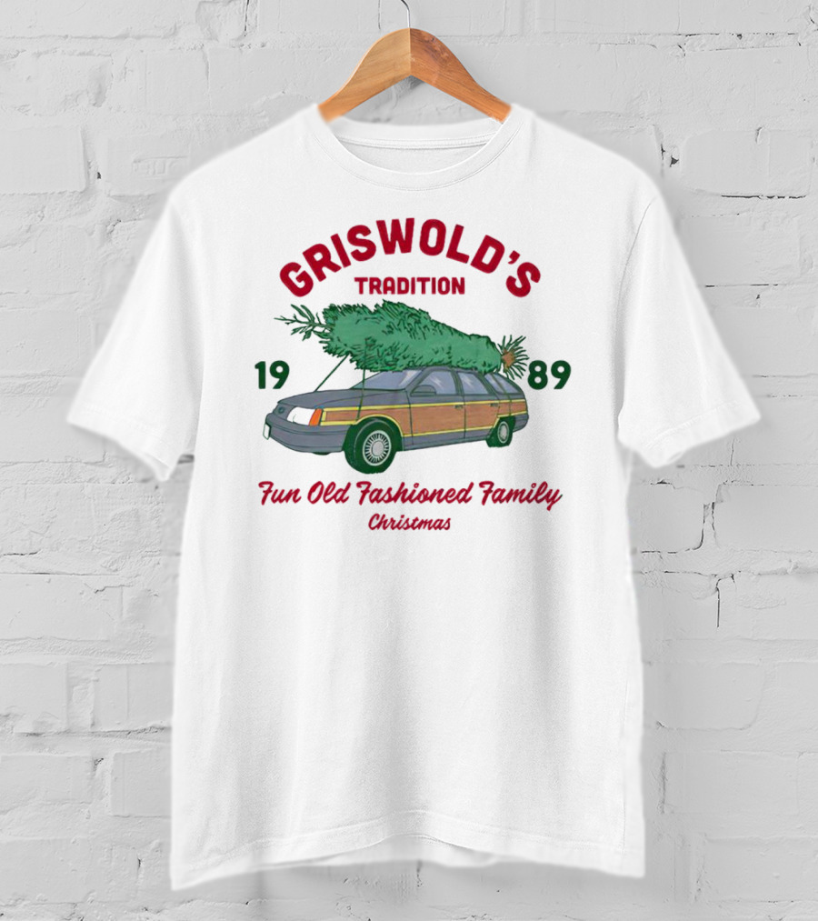 Griswold's Tradition 1989 Fun Old Fashioned Family Christmas T-Shirt