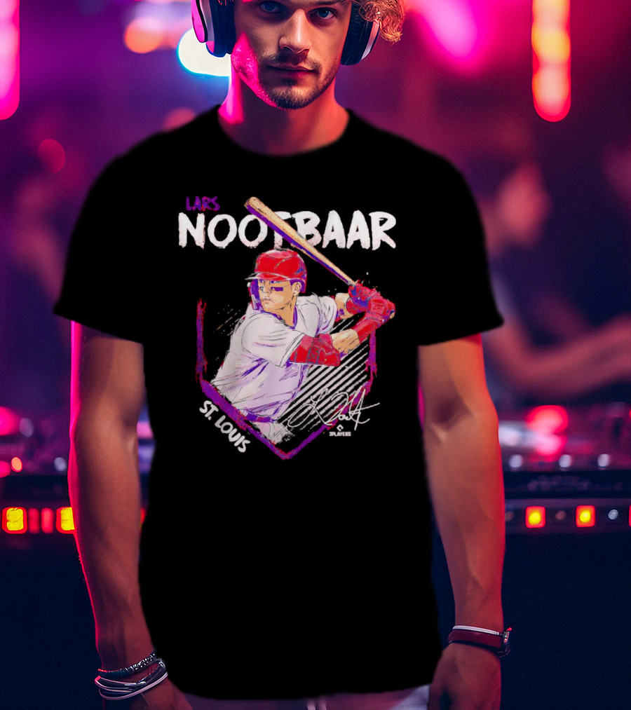 Lars Nootbaar St. Louis Baseball Players Signature T-Shirt
