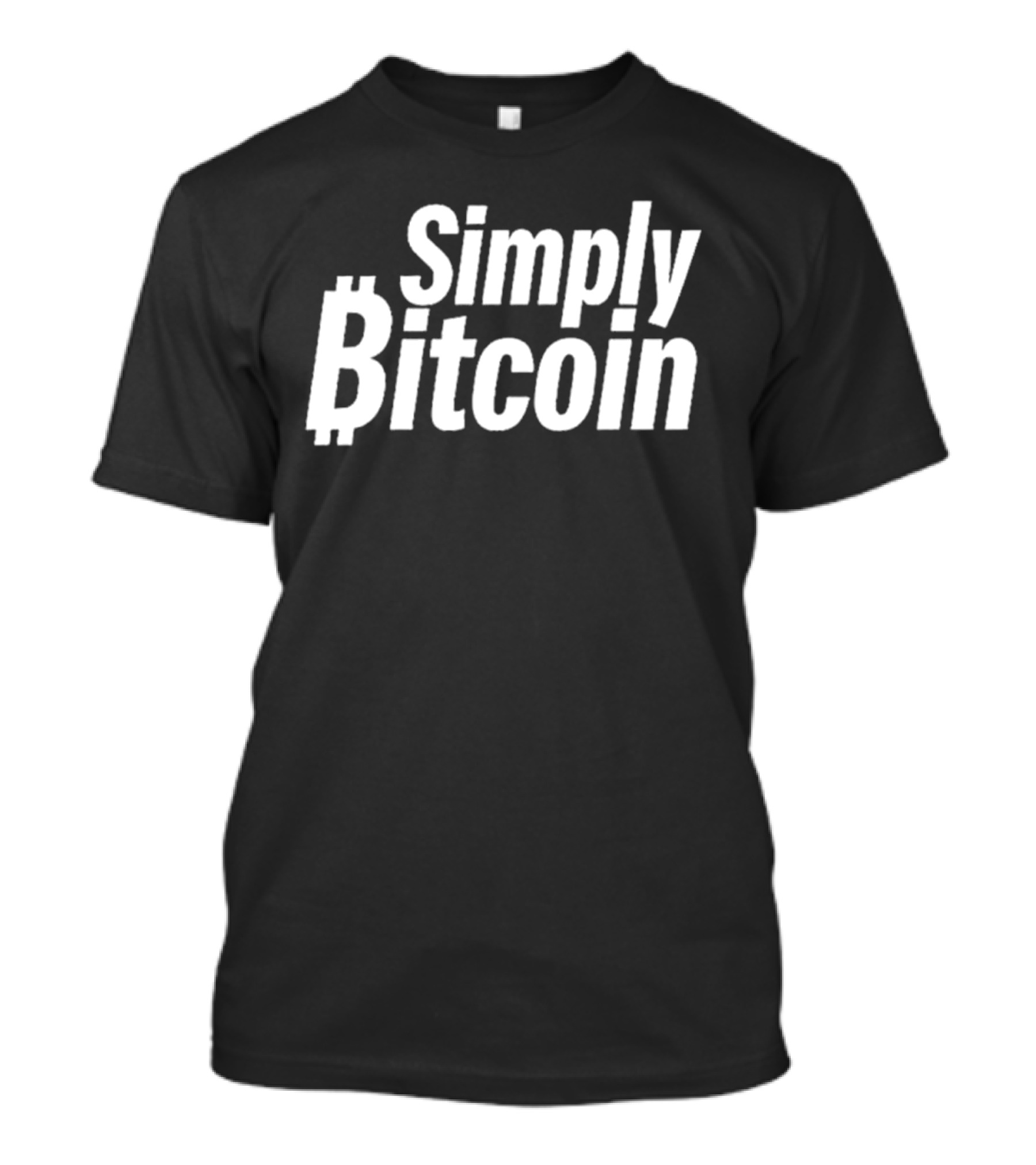 Simply Bitcoin Cryptocurrency T-Shirt