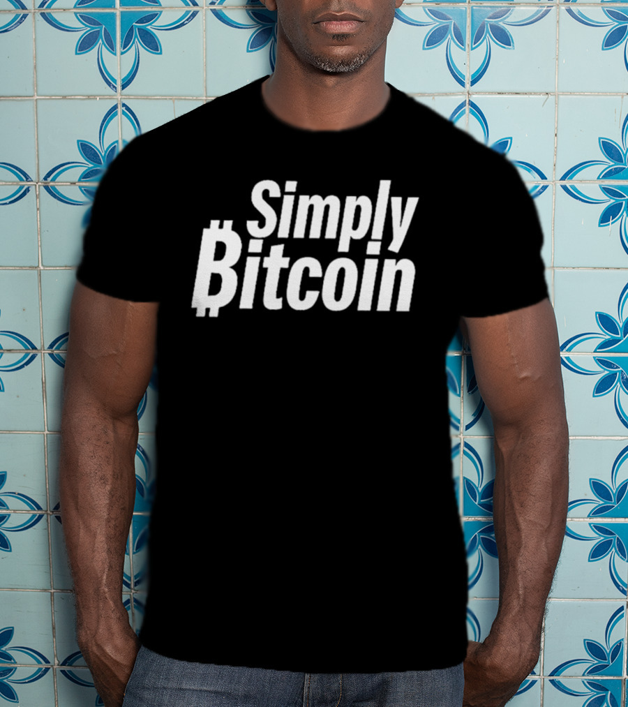 Simply Bitcoin Cryptocurrency T-Shirt