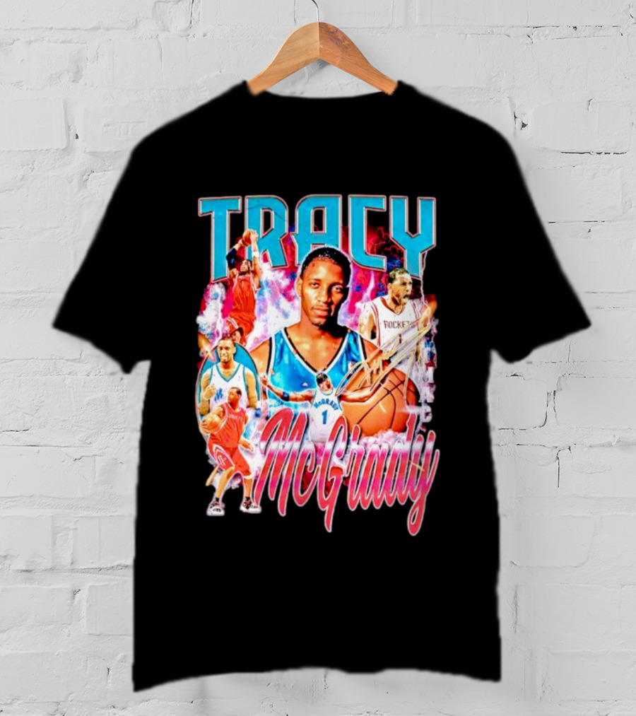 Tracy McGrady Basketball Rockets Legends TMAC T-Shirt