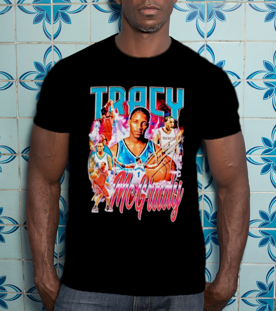 Tracy McGrady Basketball Rockets Legends TMAC T-Shirt