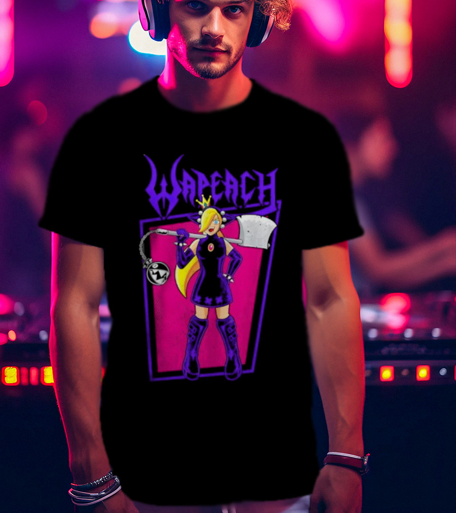 Wah Princess Wapeach Axe Mace Medieval Fantasy Warrior Princess T-Shirt