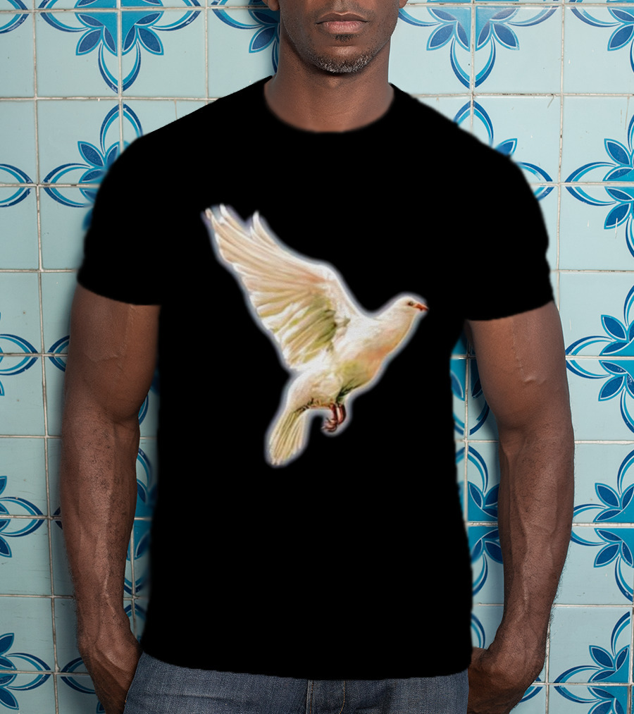 Psycho Peace Dream Dove In Flight T-Shirt