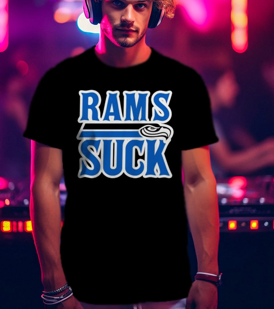 Rams Suck Seattle Seahawks Rivalry Game Day Fan Spirit T-Shirt