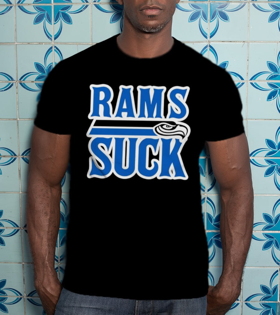 Rams Suck Seattle Seahawks Rivalry Game Day Fan Spirit T-Shirt