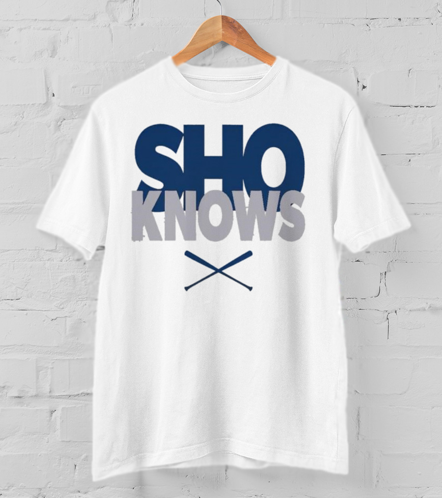 Shohei Ohtani Sho Knows LA Baseball T-Shirt