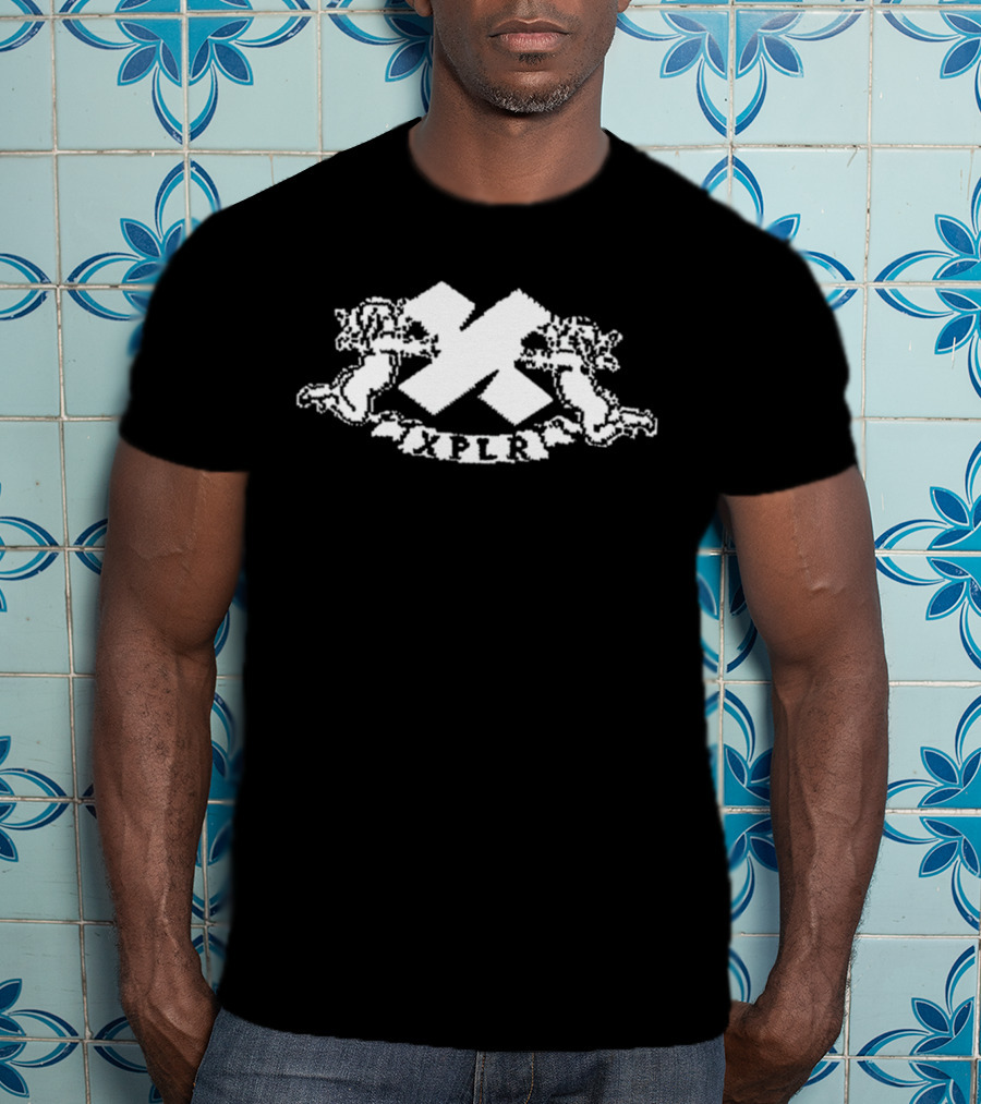 XPLR Angel Cherub Knit Emblem T-Shirt