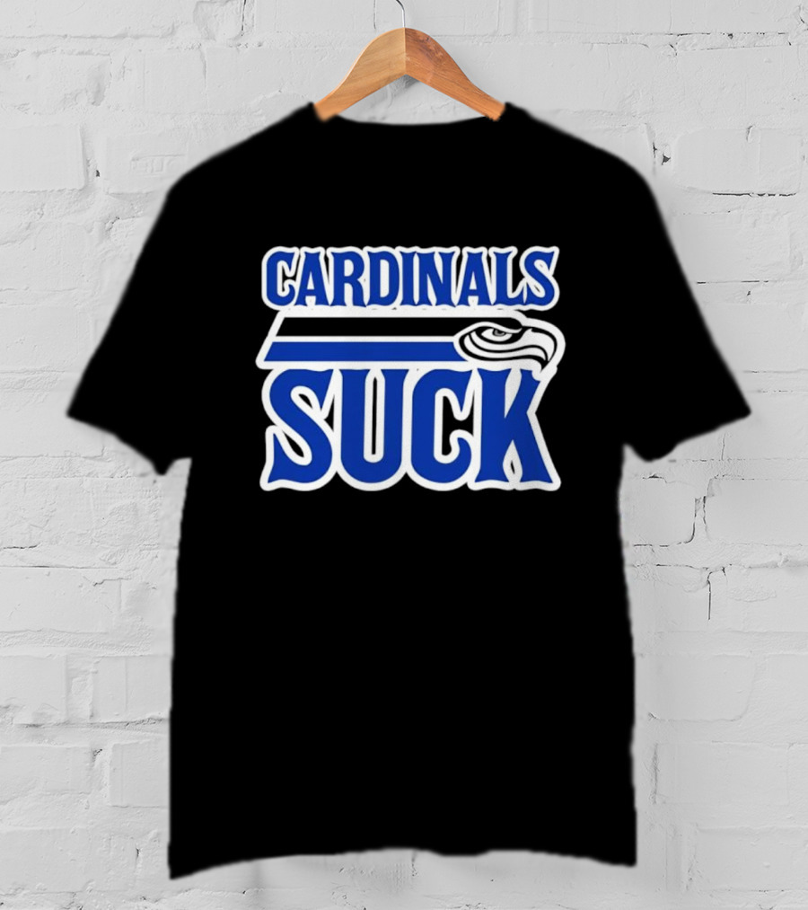 Cardinals Suck Seattle Seahawks Fan Rivalry T-Shirt