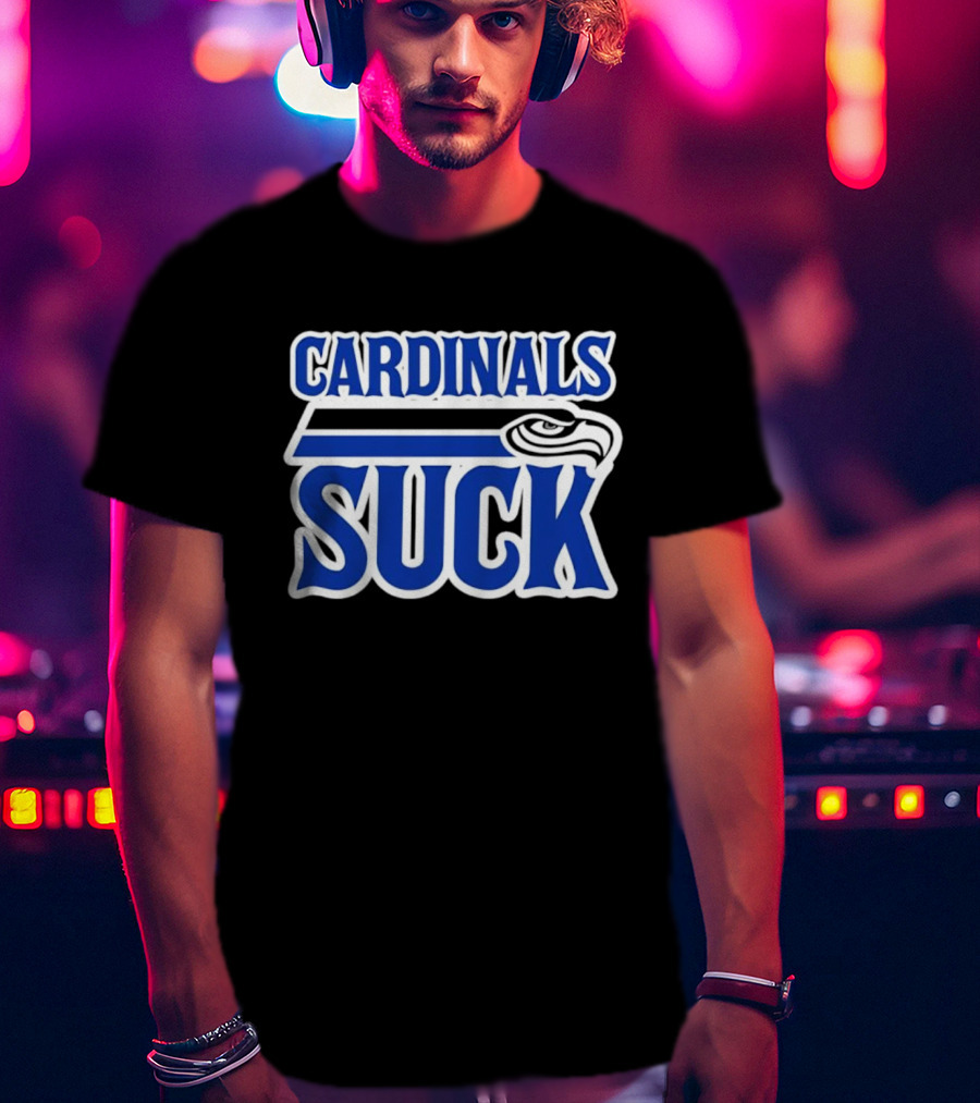 Cardinals Suck Seattle Seahawks Fan Rivalry T-Shirt
