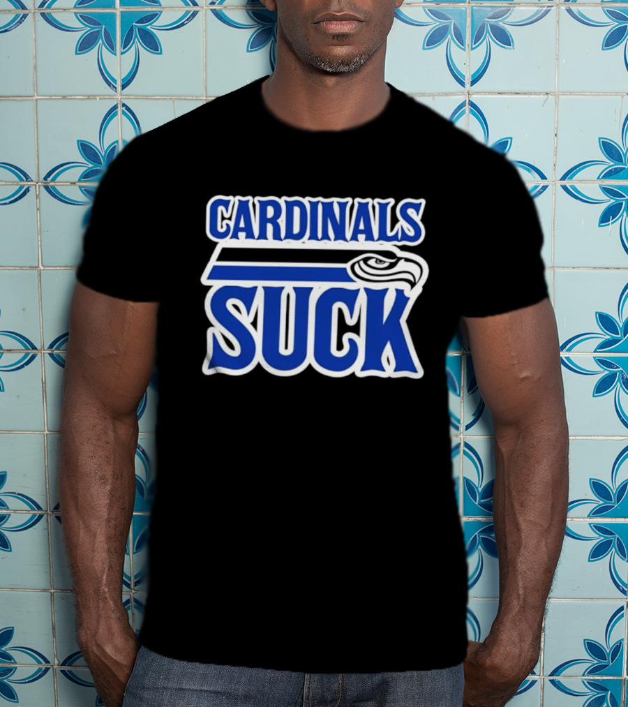 Cardinals Suck Seattle Seahawks Fan Rivalry T-Shirt